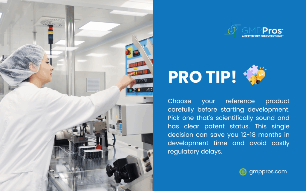 Manufacturing professional in cleanroom demonstrating proper reference product selection for 505b2 applications